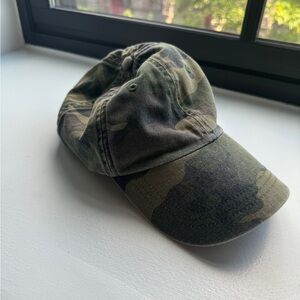 J.Crew Factory One Size Camouflage Baseball Hat